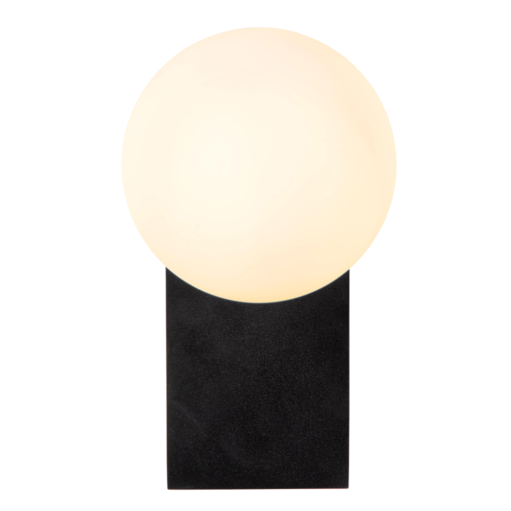 Lucide TASSA - nástěnné koupelnové svítidlo - LED stmívatelné - 1x10W 1800K/3000K - IP44 - černé