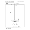 Lucide FINAN - stolní lampa- LED 3 kroky stmívání - 1x12W 2700K - černé