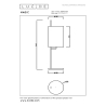 Lucide MAGIC - stolní lampa - Ø 18 cm - 1xE27 - černé