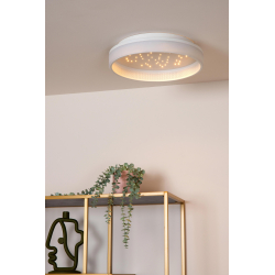 Lucide ESTREJA - stropní svítidlo - Ø 40 cm - LED Rozm. - 2500K/3000K - Bílá