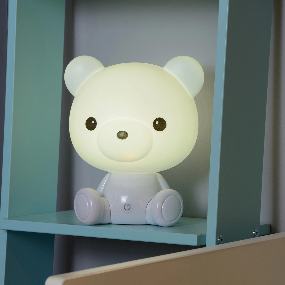 Lucide DODO Bear - stolní lampa dětská - stmívatelné - Bílá 71590/03/31