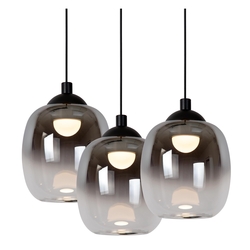 Lucide TAMINO - závěsné svítidlo - Ø 36 cm - LED stmívatelné - 4x5,2W 3000K - černé