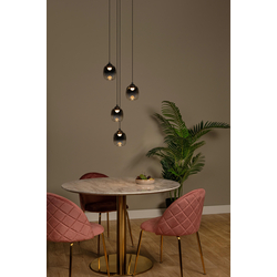 Lucide TAMINO - závěsné svítidlo - Ø 36 cm - LED stmívatelné - 4x5,2W 3000K - černé