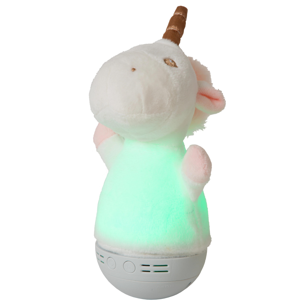 Lucide DOLLY - stolní lampa dětská - baterie - LED - 1x3W 2700K - S hudební funkcí - bílé