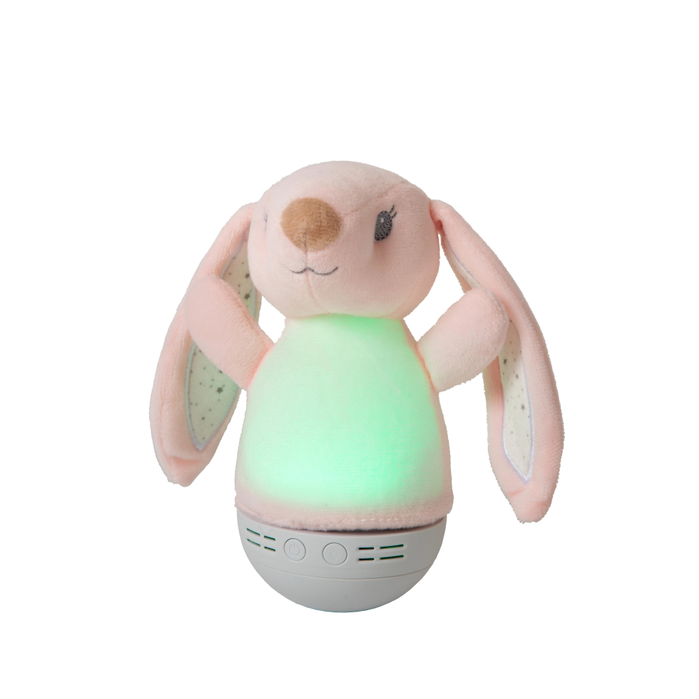 Lucide DOLLY - stolní lampa dětská - baterie - LED - 1x3W 2700K - S hudební funkcí - růžová