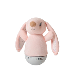 Lucide DOLLY - stolní lampa dětská - baterie - LED - 1x3W 2700K - S hudební funkcí - růžová