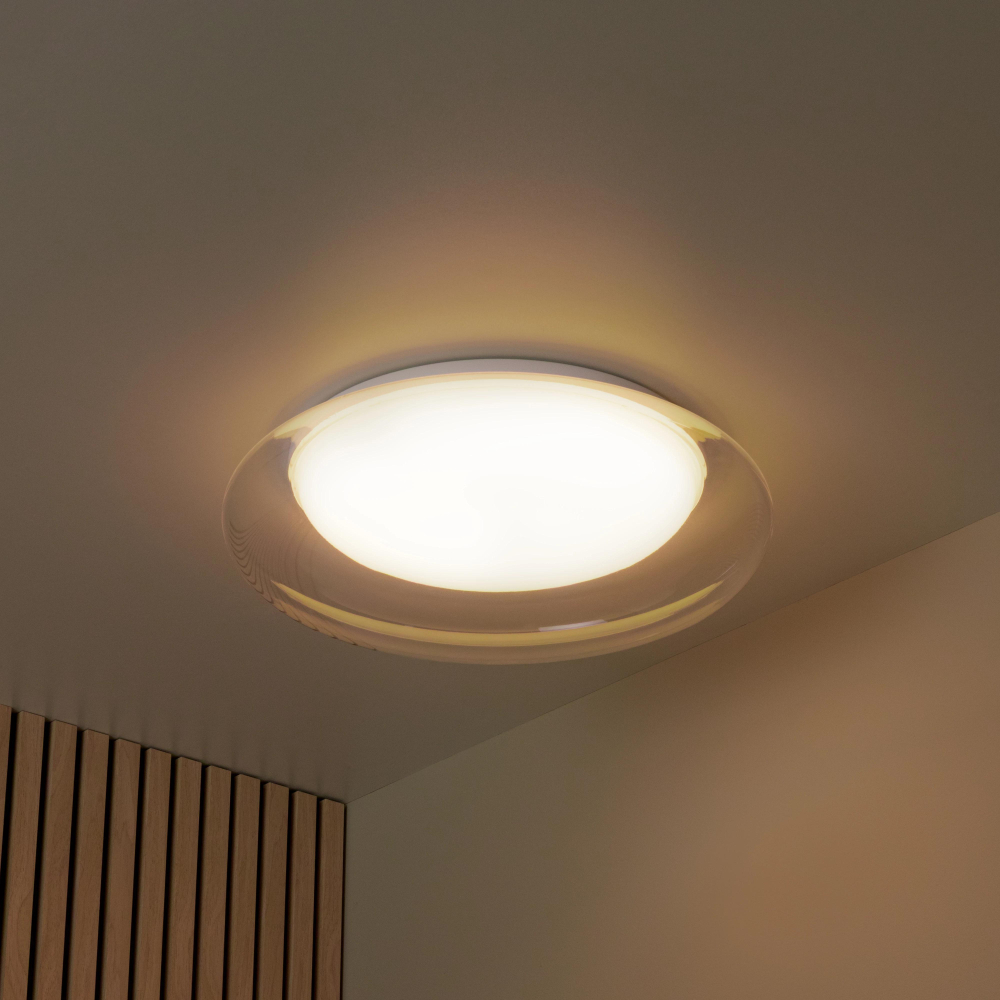 Lucide SKETES - stropní svítidlo - Ø 45,7 cm - LED stmívatelné - CCT - 1x24W 2700K/4000K - průhledná