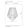 Lucide 78598/01/30 REDA stolní lampa E27/40W H27cm černá