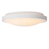 Lucide DASHER - stropní světlo Koupelna - Ø 41 cm - LED - 1x24W 2700K - IP44 - Senzor pohybu & Den/Noc - Bílá