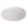 Lucide DASHER - stropní světlo Koupelna - Ø 41 cm - LED - 1x24W 2700K - IP44 - Senzor pohybu & Den/Noc - Bílá