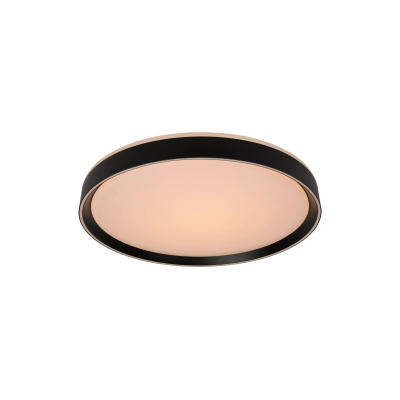 LED Stropní svítidlo Lucide NURIA - Ø 30 - stmívatelné - černé