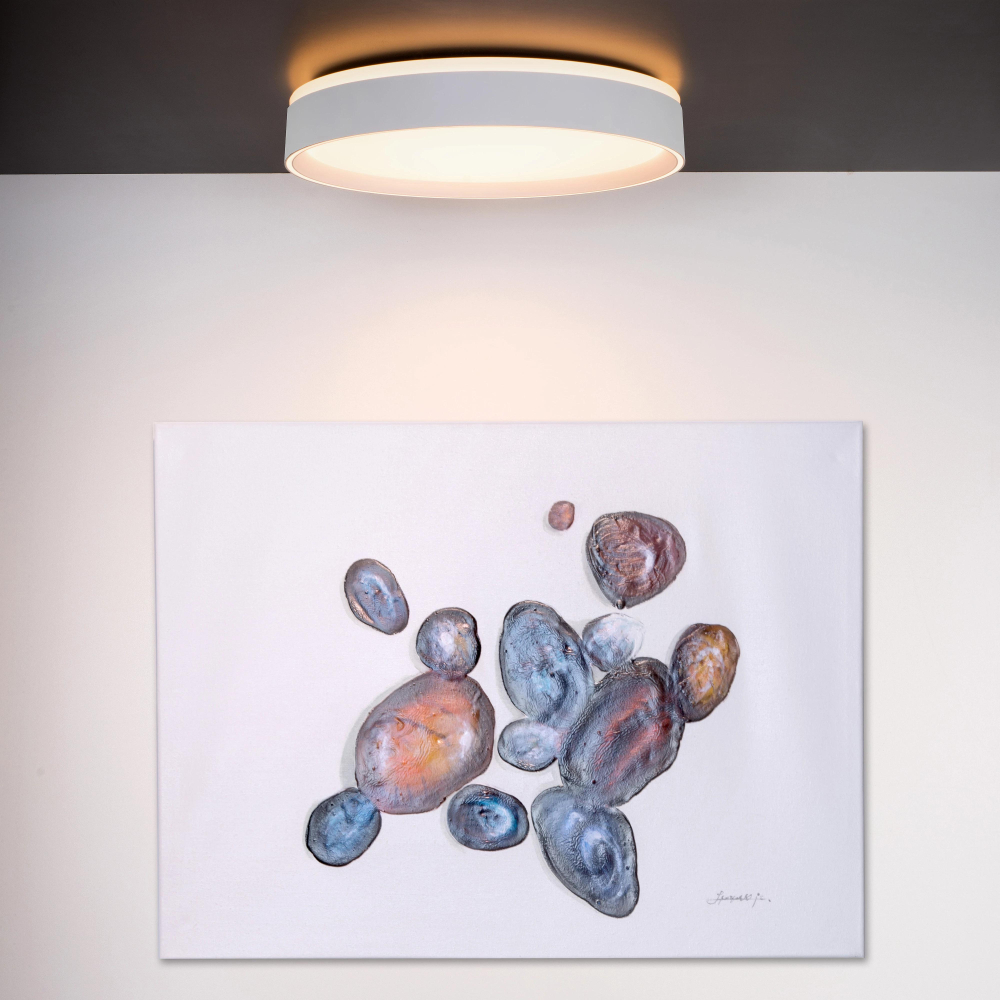 LED Stropní svítidlo Lucide NURIA - Ø 40 - stmívatelné - bílé
