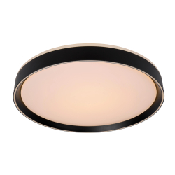 LED Stropní svítidlo Lucide NURIA - Ø 50 - stmívatelné - černé
