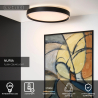 LED Stropní svítidlo Lucide NURIA - Ø 50 - stmívatelné - černé