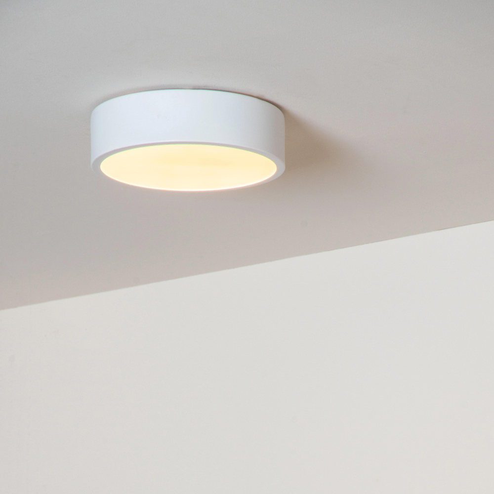 Lucide UNAR stropní LED svítidlo Ø 20 cm 1x12W 2700K stmívatelné bílé