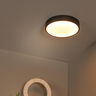 Lucide UNAR stropní LED  svítidlo Ø30 cm 1x18W 2700K černá