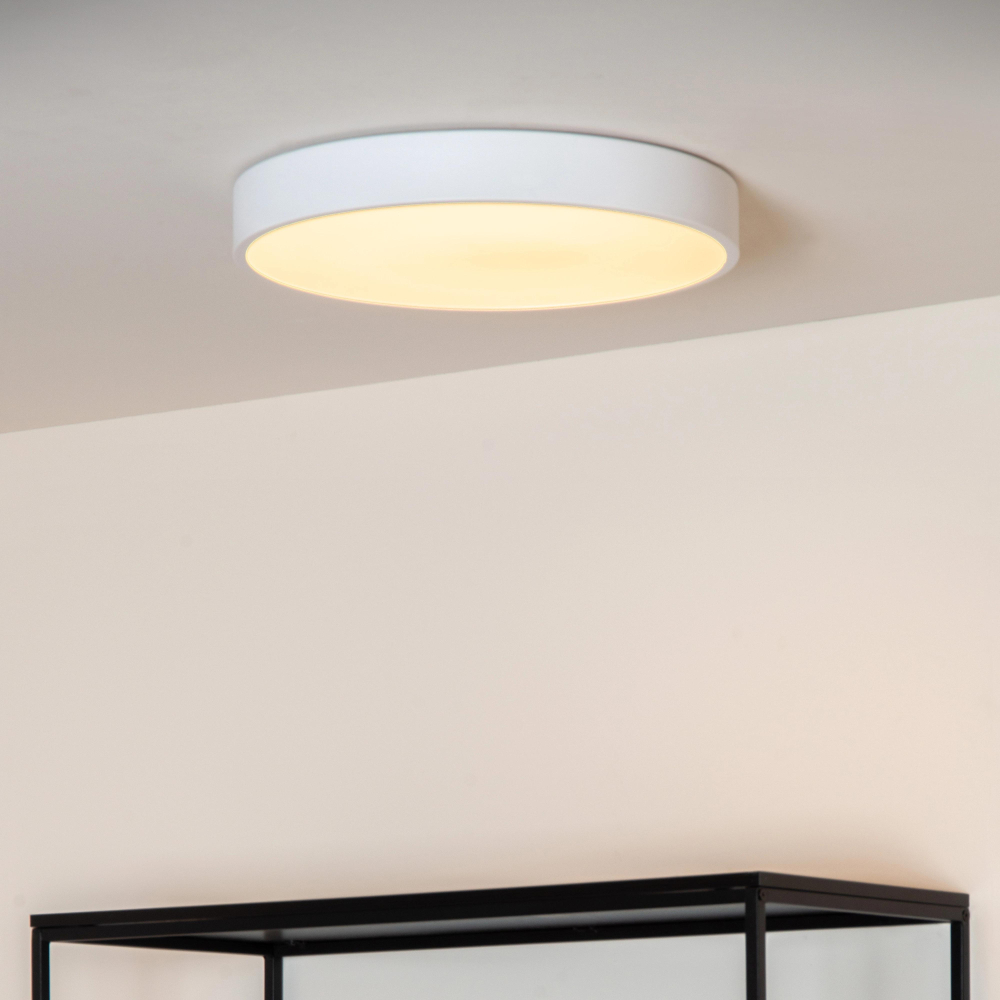 Lucide UNAR stropní LED  svítidlo Ø30 cm 1x18W 2700K stmívatelné bílé