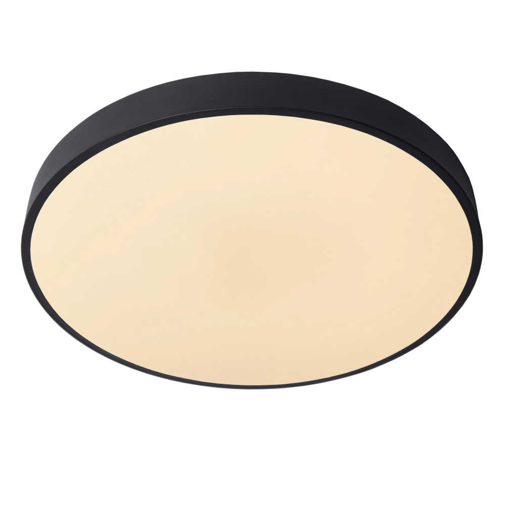 Lucide UNAR stropní LED  svítidlo Ø 49,5 cm - 1x36W 2700K - černá