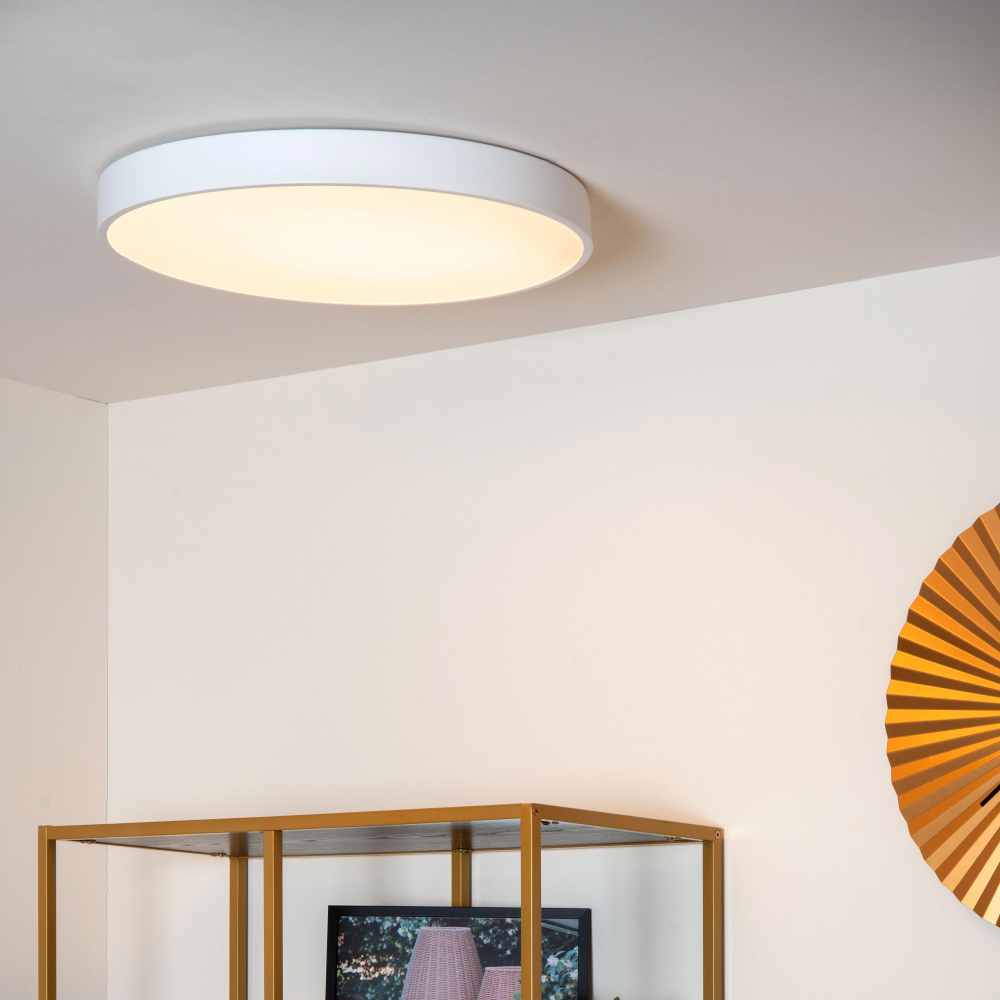 Lucide UNAR stmívatelné stropní LED svítidlo - Ø 49,5 cm - 1x36W - 2700K - bílé