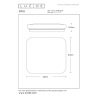 Lucide OTIS - stropní svítidlo - Ø 33 cm - LED - 1x32W 3000K - Opálová 79198/32/61