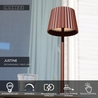 Lucide JUSTINE venkovní stolní lampa 1x2W 2700K IP54 rezavě hnědá