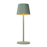 Dobíjecí stolní stmívatelná LED venkovní lampa Lucide JUSTINE - 1x2W 2700K – IP54 – S bezdrátovou nabíjecí podložkou – Zelená