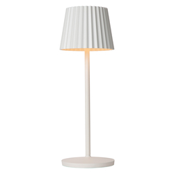Lucide JUSTINE venkovní stolní lampa 1x2W 2700K IP54 bílá