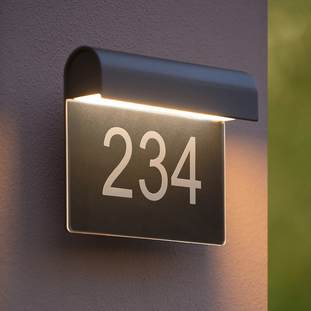 Lucide THESI LED - nástěnné svítidlo venkovní - LED - 1x6W 3000K - IP54 - Černá 27881/06/30