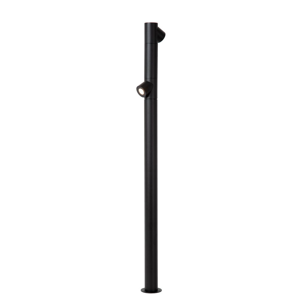 Lucide IBAMBA - Patníkové světlo - LED - 2x6W 3000K - IP65 - Černá