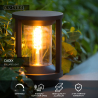 CADIX venkovní osvětlení  22cm E27/max 15W led černá