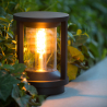 CADIX venkovní osvětlení  22cm E27/max 15W led černá