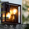 Venkovní stropní svítidlo DUKAN 2xE27/40W - IP65 - černé