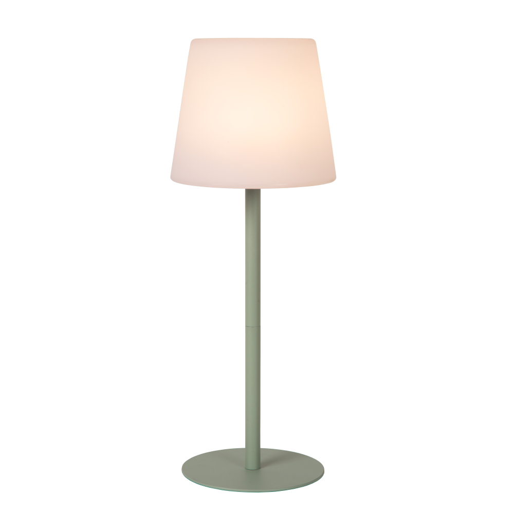 Lucide TYON - Dobíjecí stolní lampa Vnitřní/Venkovní - baterie - LED stm. - IP65 - Zelená
