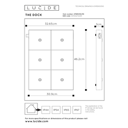 Lucide THE DOCK – Bezdrátová nabíjecí stanice – Max. 6 lamp – černý