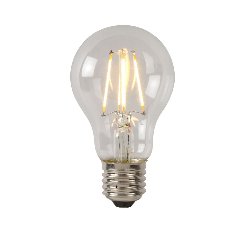 Lucide A60 Třída A - Žárovka - Ø 6 cm - LED - E27 - 1x7W 2700K - Transparent