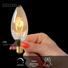 Lucide 49043/03/62 Žárovka LED Filament svíčka  3W 115M 2200K