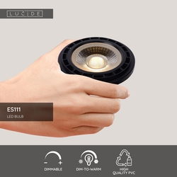 Lucide 49041/12/30 LED žárovka ES111 12W 820 LM stmívatelná černá