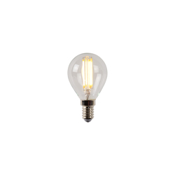 Lucide LED žárovka - okrasné vlákno - Ø 4,5 cm - stmívatelné - 1x4W 2700K - Průhledné 49022/04/60