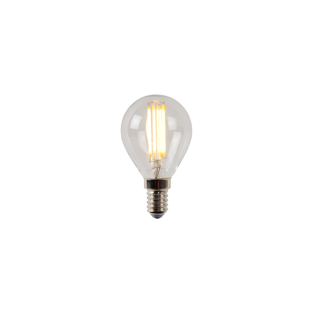 Lucide LED žárovka - okrasné vlákno - Ø 4,5 cm - stmívatelné - 1x4W 2700K - Průhledné 49022/04/60