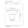 Lucide 49009/05/31 LED žárovka stmívatelná GU10/5W 
