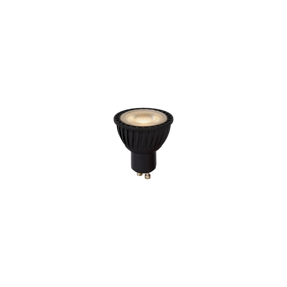 Lucide LED žárovka - Ø 5 cm - stmívatelné - GU10 - 1x5W 3000K - Černá 49006/05/30
