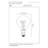 Lucide 49046/03/62 LED žárovka 4.5cm E14/3W 2200K stmívatelná