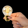 Lucide 49045/03/62 LED žárovka 4.5cm E27/3W 2200K smívatelná