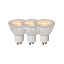 Lucide LED žárovka - Ø 5 cm - stmívatelné - GU10 - 3x5W 3000K - Bílá 49006/15/31