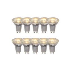 Lucide MR16 * 10 LED žárovka Ø  5 cm GU10 10x5W 2700K průhledná set 10 ks