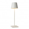 Lucide JUSTIN venkovní stolní lampa Ø11 cm 1x2,2W 3000K IP54 bílá