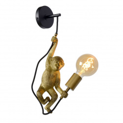 Lucide EXTRAVAGANZA CHIMP - Wall light - 1xE27 - Black