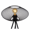 Lucide MESH stolní lampa E27/40W černá