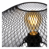 Lucide MESH stolní lampa E27/40W černá