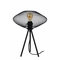 Lucide MESH stolní lampa E27/40W černá